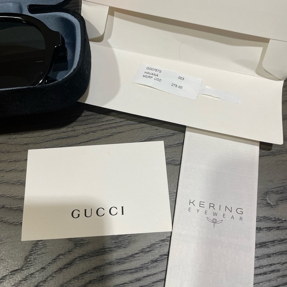 GUCCI GG0767S-005 PILOT BLACK - Picture 6 of 8